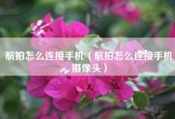 航拍怎么连接手机（航拍怎么连接手机摄像头）