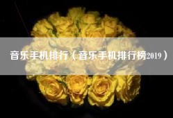 音乐手机排行（音乐手机排行榜2019）