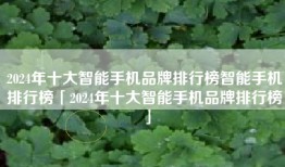 2024年十大智能手机品牌排行榜智能手机排行榜「2024年十大智能手机品牌排行榜」